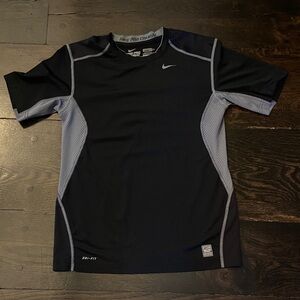 Nike Black and Gray Athletic Tee